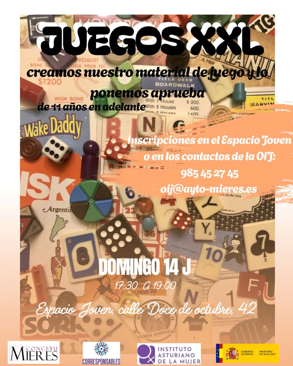Juegos Xxl Espacio Joven Mieres Junio