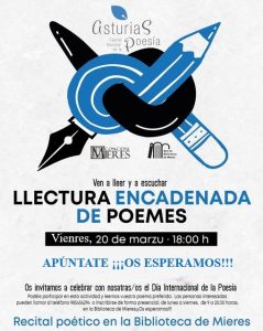 Lectura Encadenada De Poemas 2026 Mieres