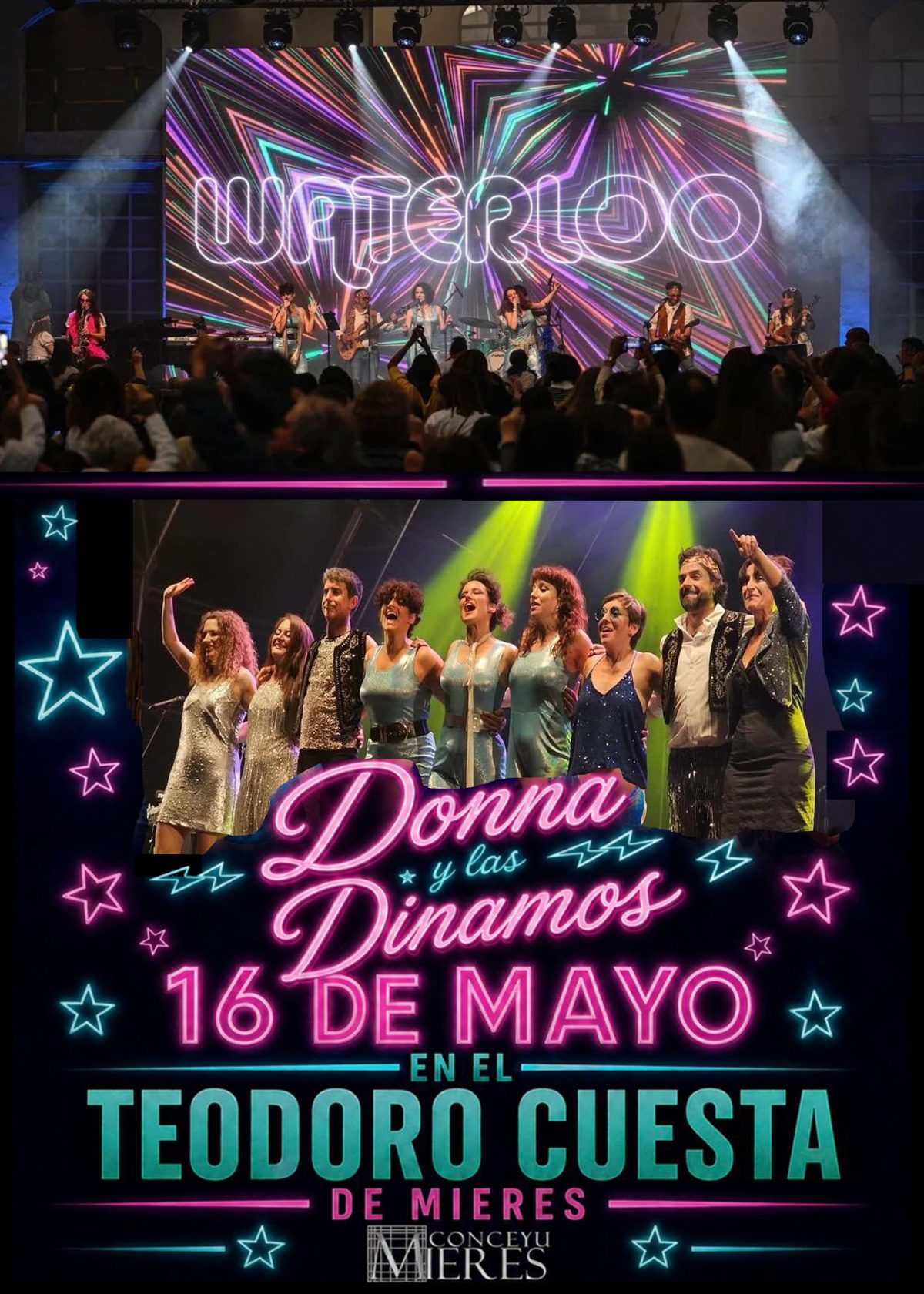 CARTEL Donna Y Las Dinamos Mieres