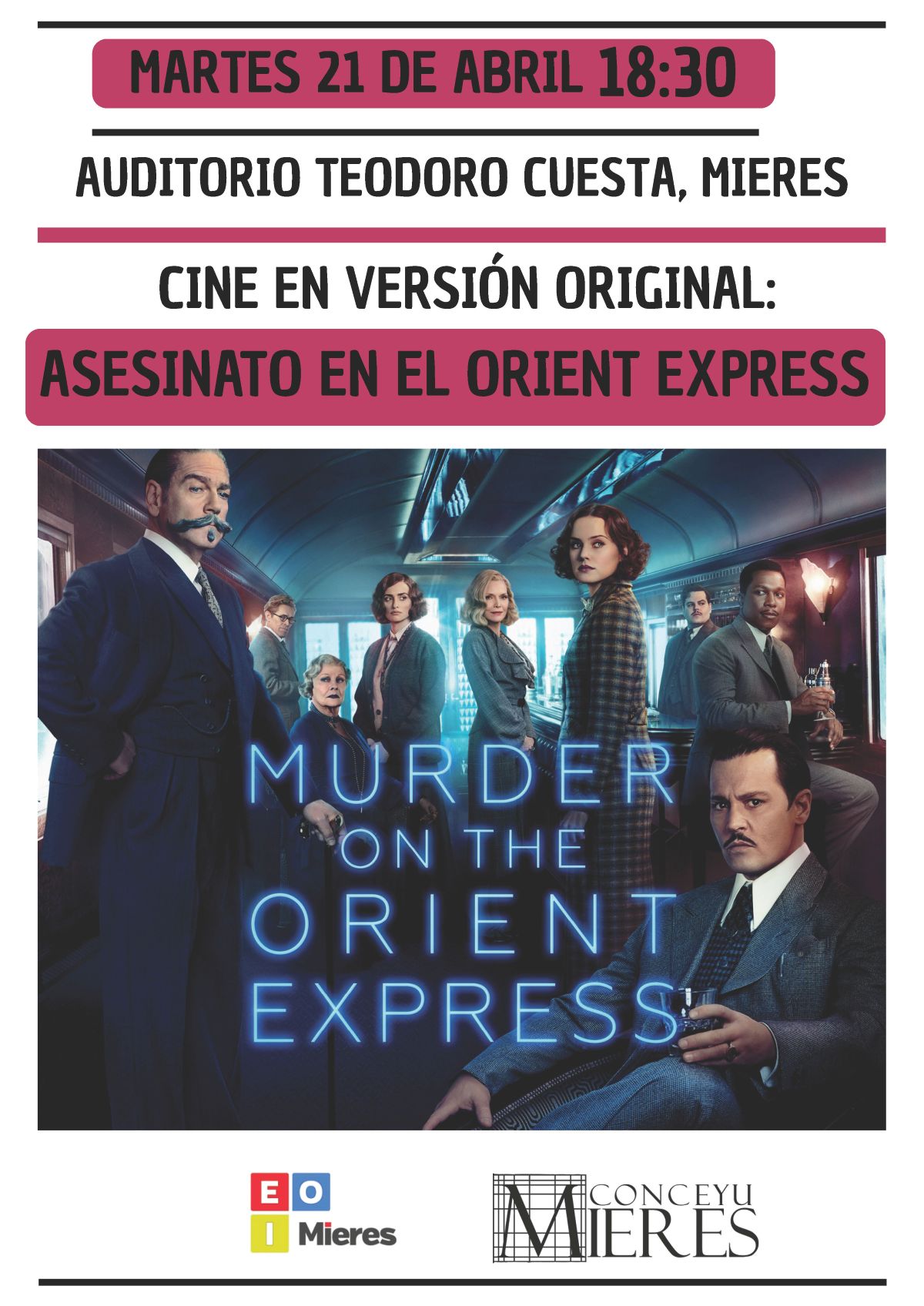 Cartel Asesinato Orient VOS