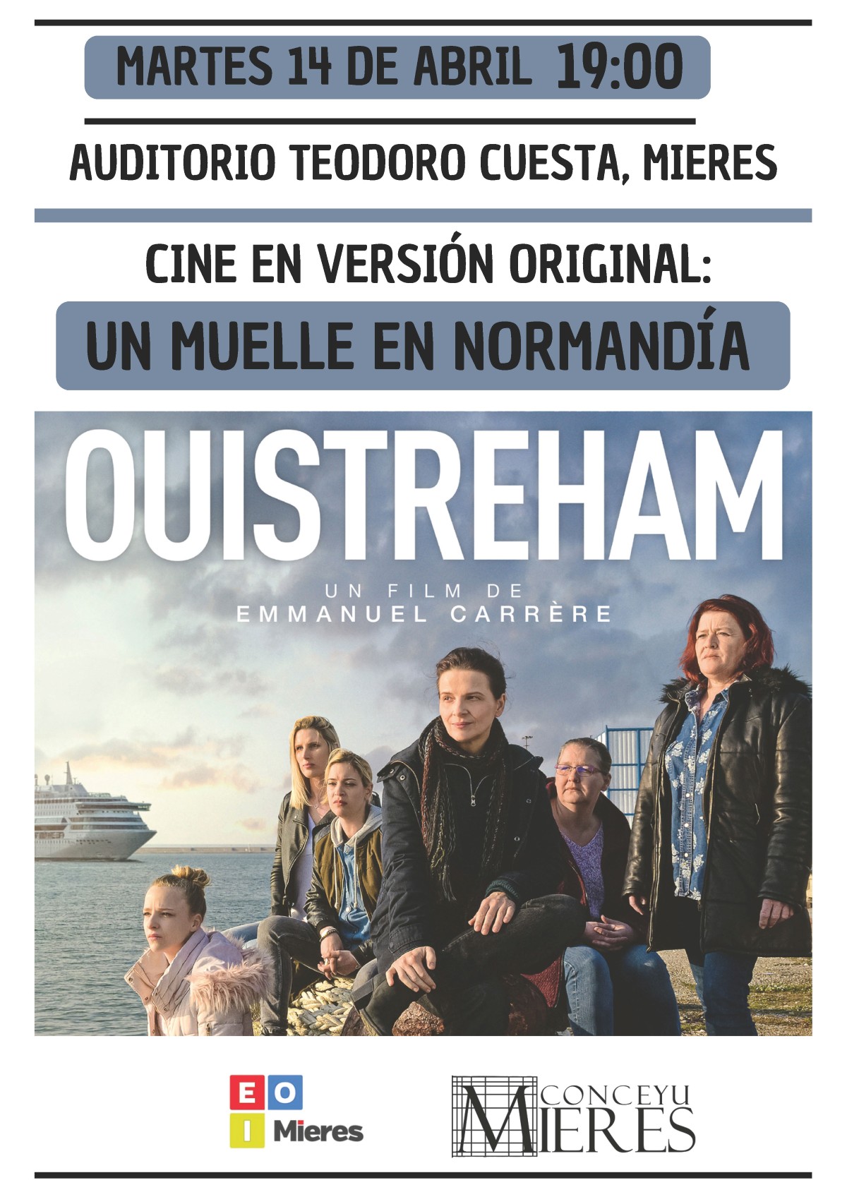 Cartel Un Muelle Normandia Vos