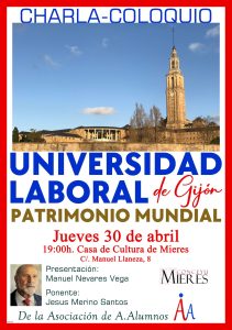 Cartel Charla Univ Laboral Mieres