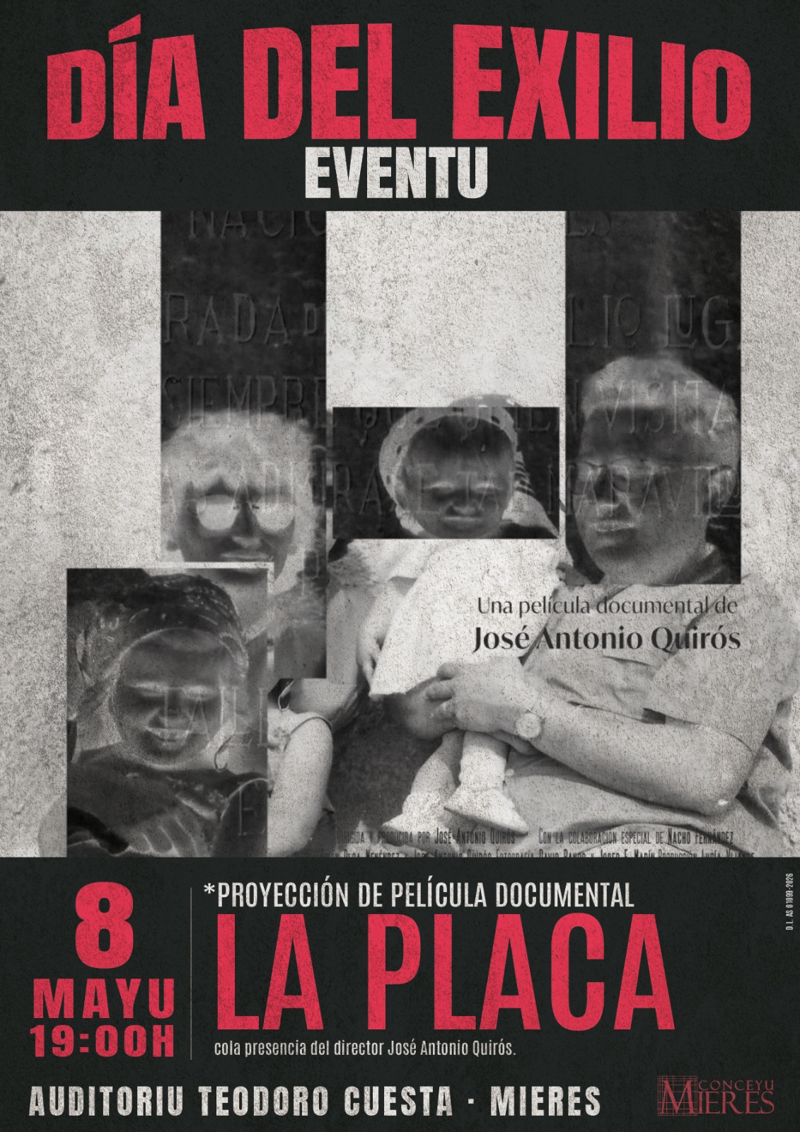 Cartel Cine La PLaca Mieres 2026