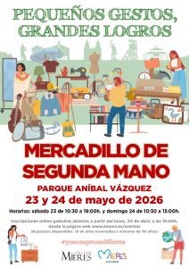 Cartel Web Mercadillo Segunda Mano 2026