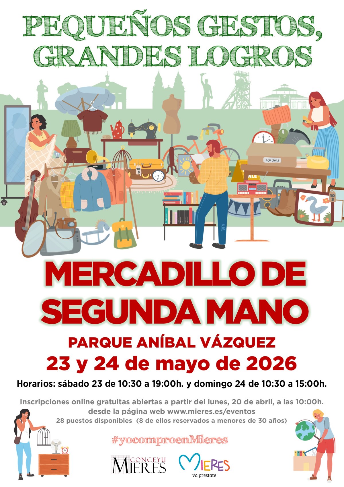 Cartel Web Mercadillo Segunda Mano 2026
