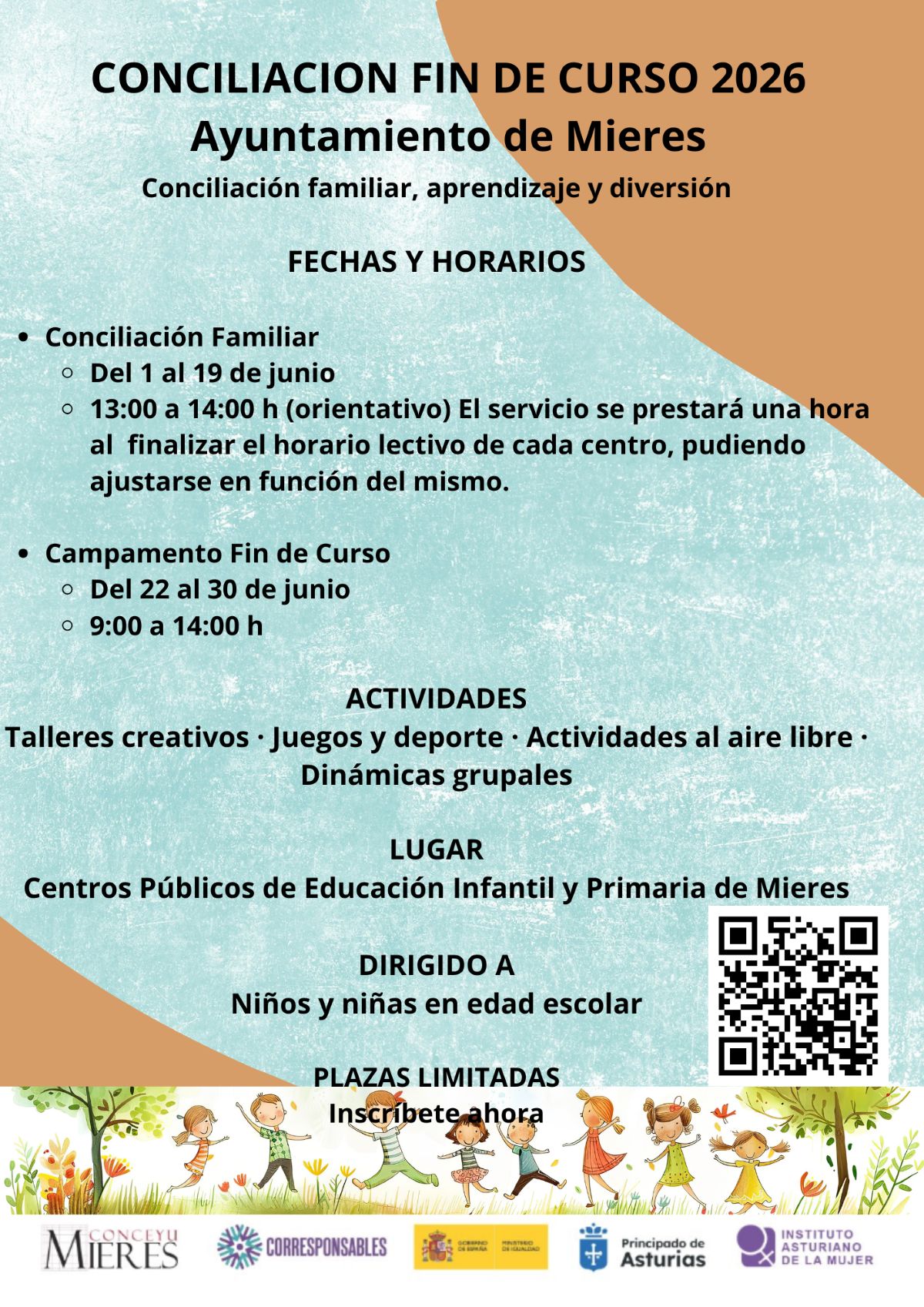 Cartel Conciliación Fin De Curso Mieres