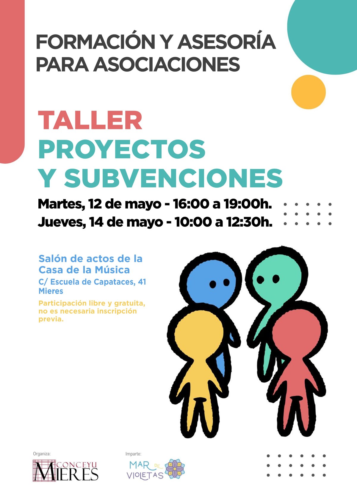Cartel Web Taller Asociaciones Mayo 2026