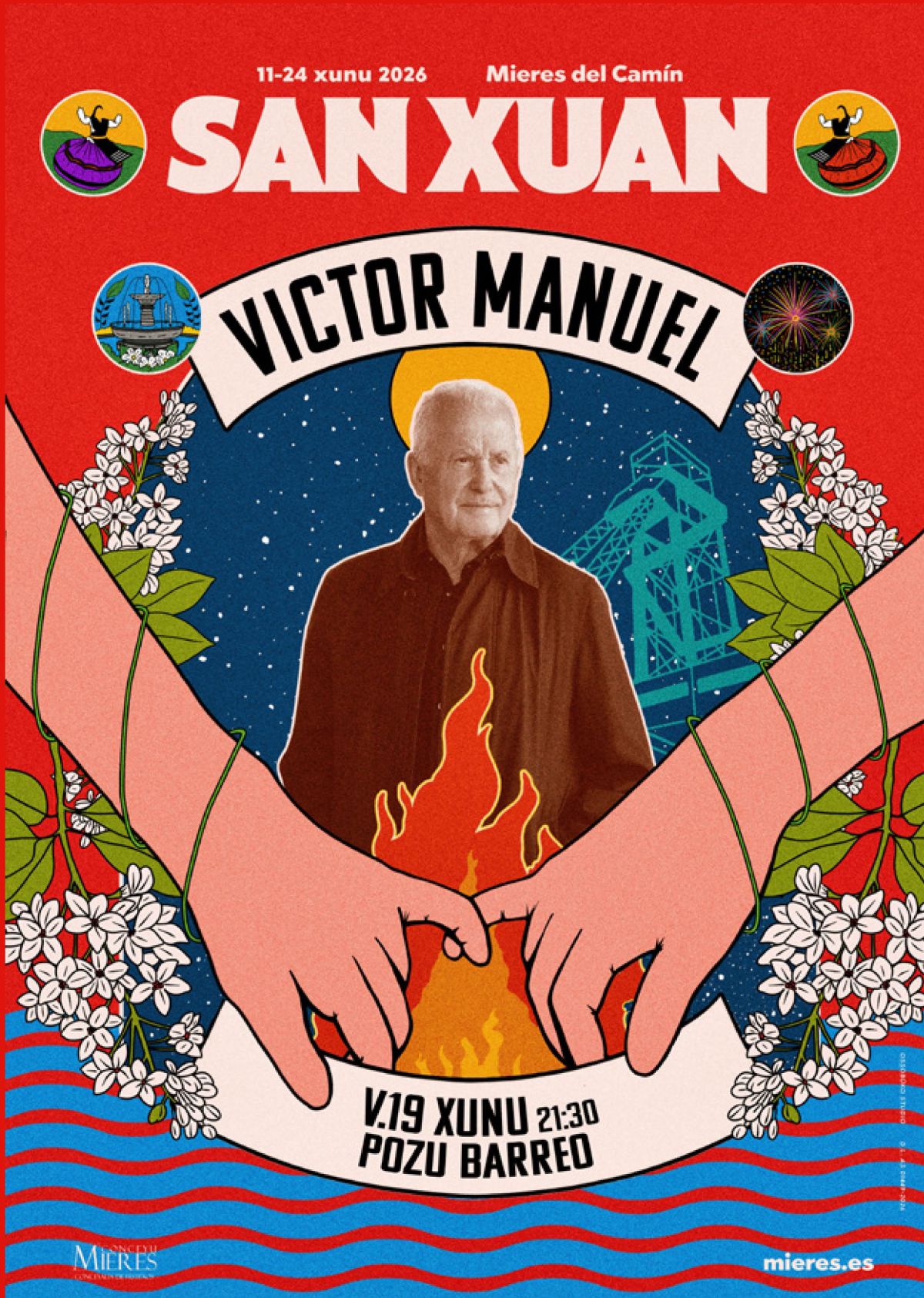 Cartel Victor Manuel San Xuan 2026