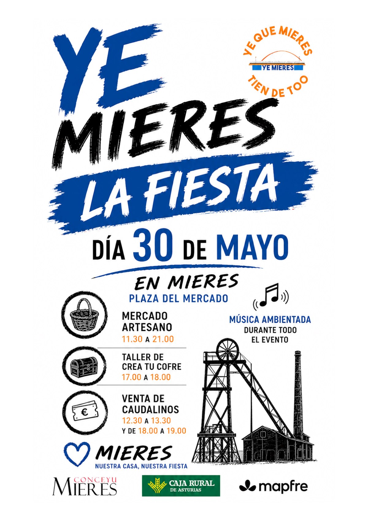 Cartel Ye Mieres La Fiesta 2026