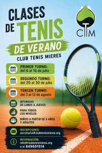 Curso Tenis Verano 2026