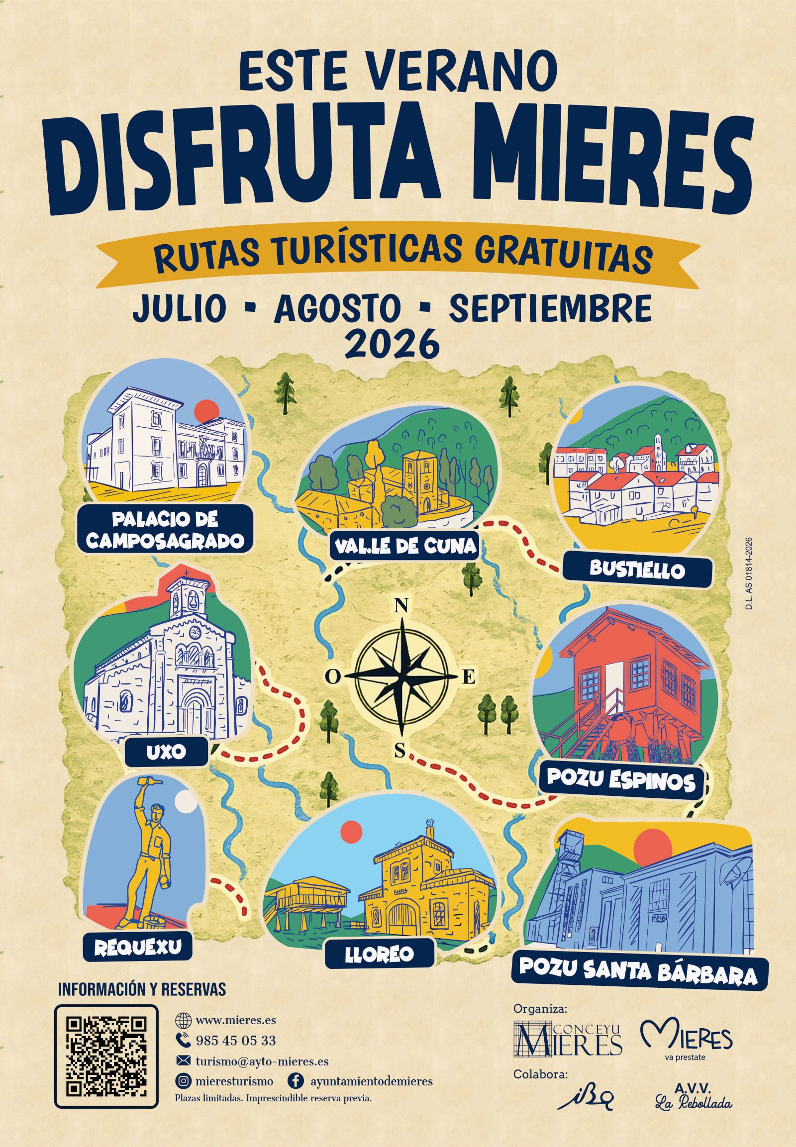 Cartel Rutas Turisticas 2026