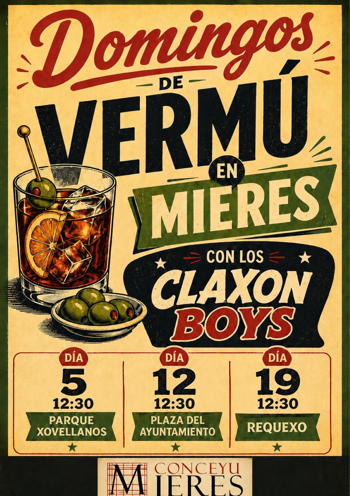 Cartel Vermu Claxon Boys