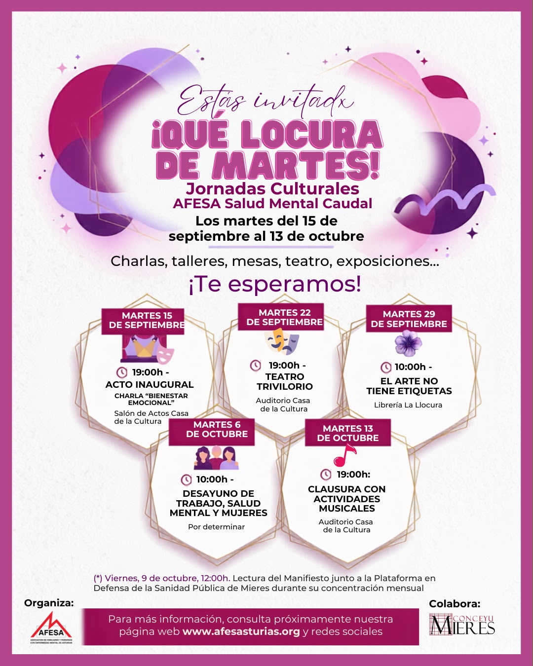 CARTEL Jornadas Martes AFESA 2026
