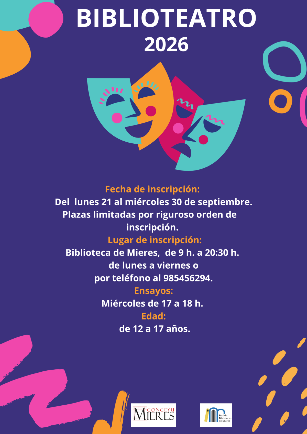 Cartel Biblioteatro 2026