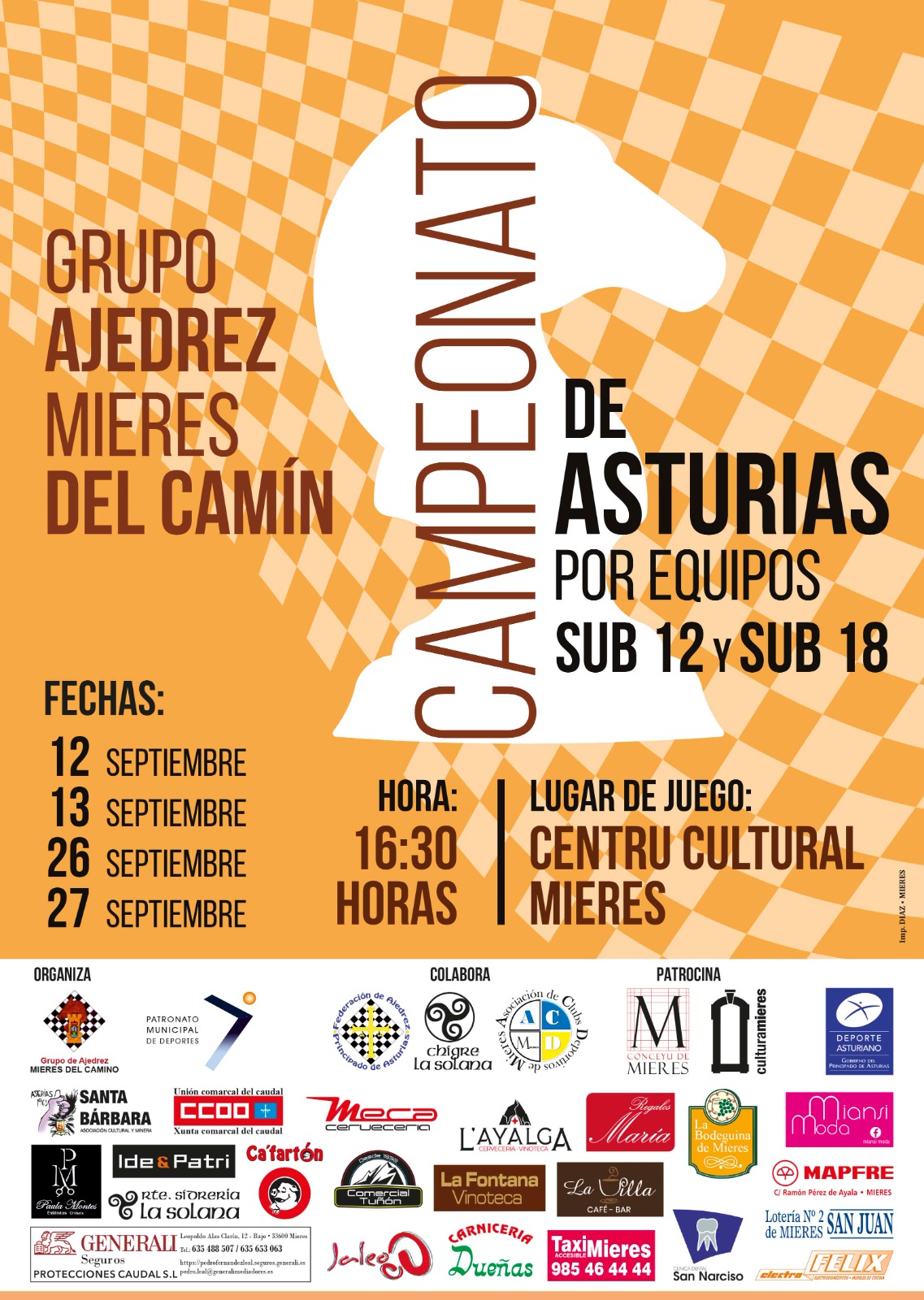 Cartel Ajedrez Septiembre 2026