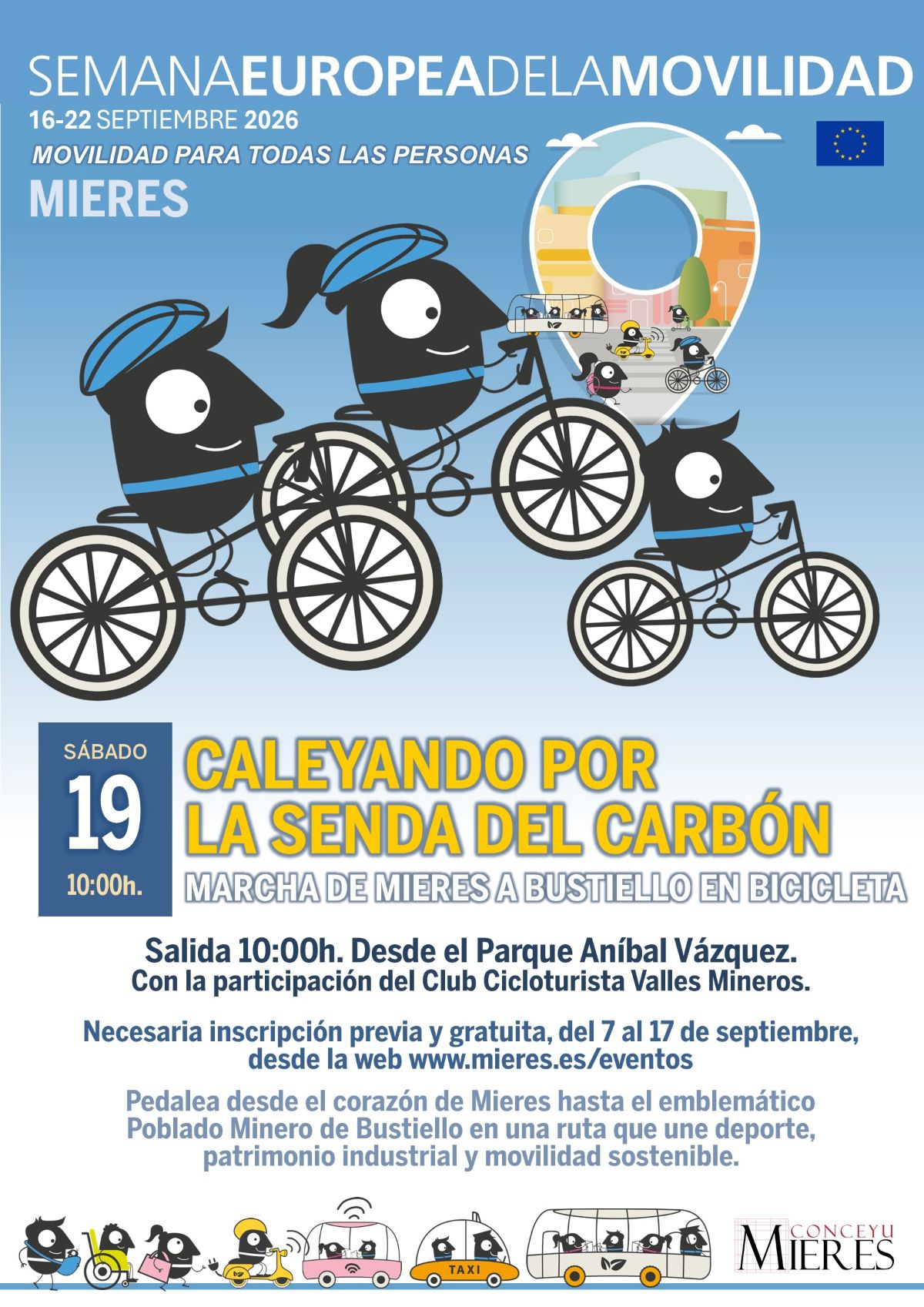 Cartel Web Ruta Bici Semana Movilidad 2026